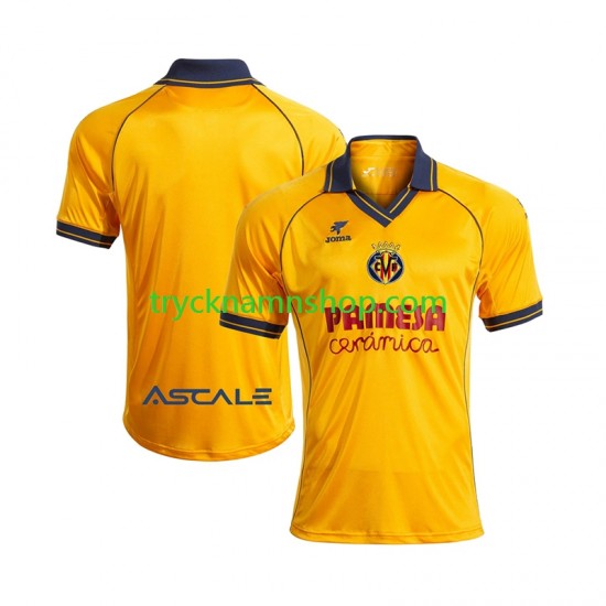 Villarreal CF 2025-2026 Tröja Retro 1:a Matchställ Män Kortärmad