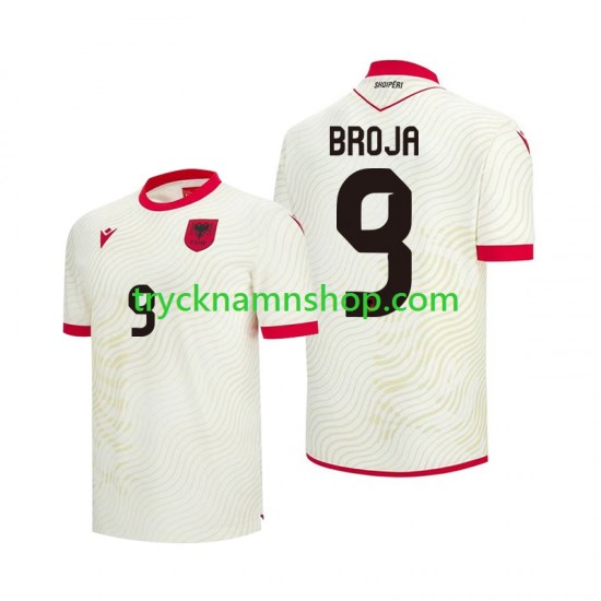 Albanien Armando Broja 9 VM 2026 Tröja 2:a Matchställ Män Kortärmad