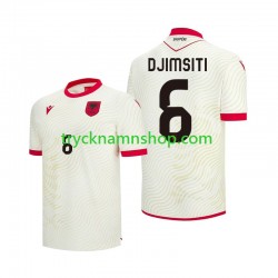 Albanien Berat Djimsiti 6 VM 2026 Tröja 2:a Matchställ Män Kortärmad