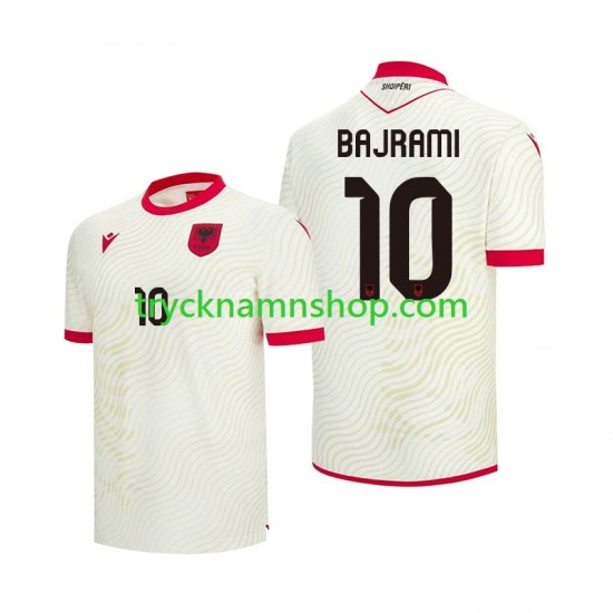 Albanien Nedim Bajrami 10 VM 2026 Tröja 2:a Matchställ Män Kortärmad