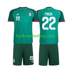 Algeriet Ibrahim Maza 22 2026 Tröja 2:a Matchställ Barn Kortärmad