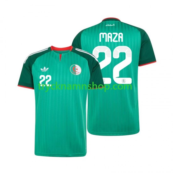 Algeriet Ibrahim Maza 22 2026 Tröja 2:a Matchställ Män Kortärmad