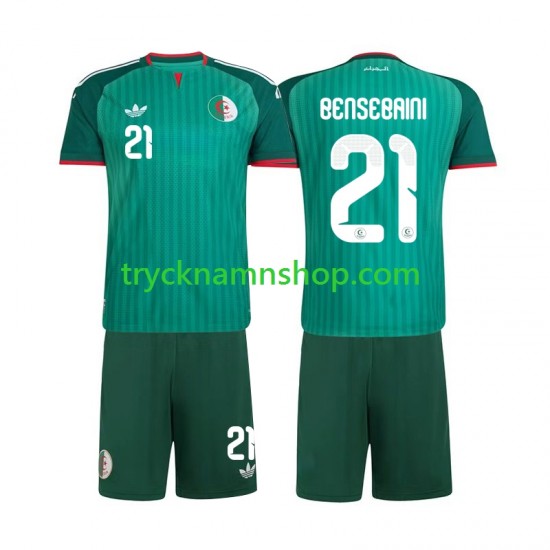 Algeriet Ramy Bensebaini 21 2026 Tröja 2:a Matchställ Barn Kortärmad
