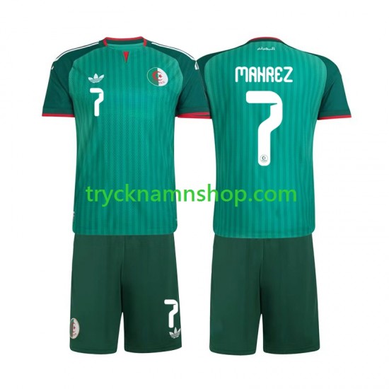 Algeriet Riyad Mahrez 7 2026 Tröja 2:a Matchställ Barn Kortärmad