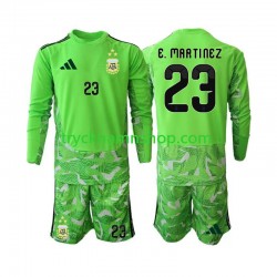 Argentina Målvakt Emiliano Martinez 23 VM 2026 Tröja 3:e Matchställ Barn Långärmad
