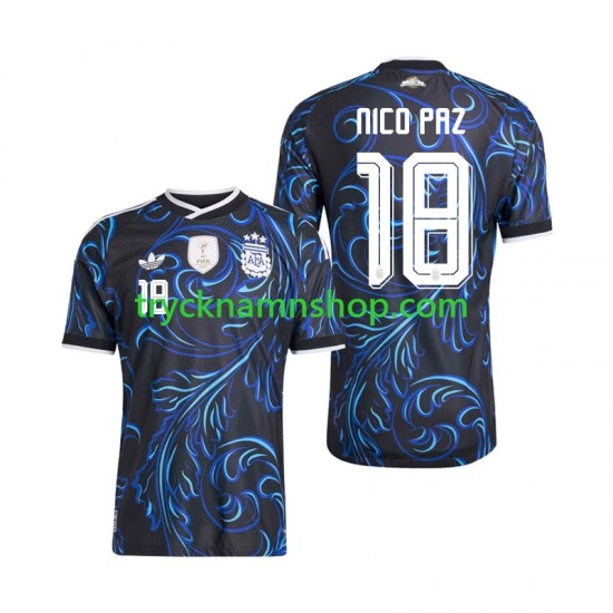 Argentina Nico Paz 18 VM 2026 Tröja 2:a Matchställ Män Kortärmad