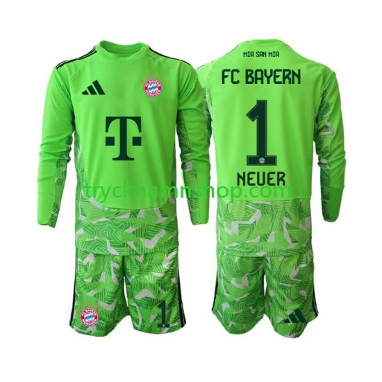 FC Bayern München Målvakt Manuel Neuer 1 2026-2027 Tröja 1:a Matchställ Barn Långärmad