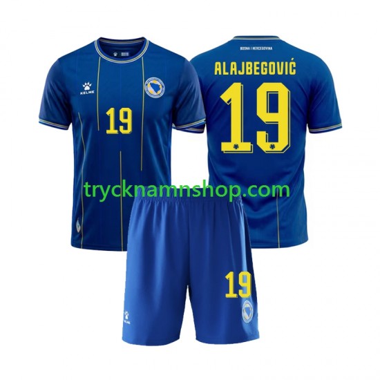 Bosnien Hercegovina Kerim Alajbegovic 19 VM 2026 Tröja 1:a Matchställ Barn Kortärmad