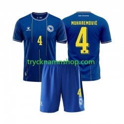 Bosnien Hercegovina Tarik Muharemovic 4 VM 2026 Tröja 1:a Matchställ Barn Kortärmad