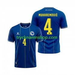 Bosnien Hercegovina Tarik Muharemovic 4 VM 2026 Tröja 1:a Matchställ Män Kortärmad