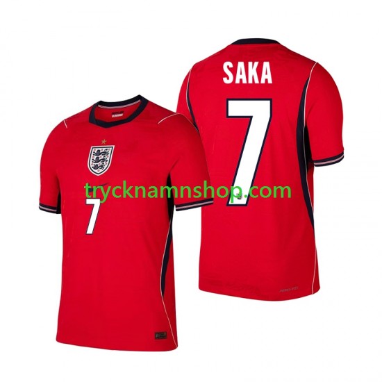 England Bukayo Saka 7 VM 2026 Tröja 2:a Matchställ Män Kortärmad