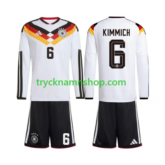 Tyskland Joshua Kimmich 6 VM 2026 Tröja 1:a Matchställ Barn Långärmad
