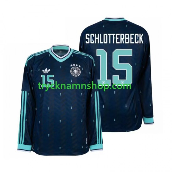 Tyskland Nico Schlotterbeck 15 VM 2026 Tröja 2:a Matchställ Män Långärmad