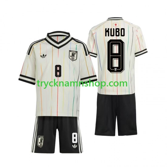 Japan Kubo 8 VM 2026 Tröja 2:a Matchställ Barn Kortärmad