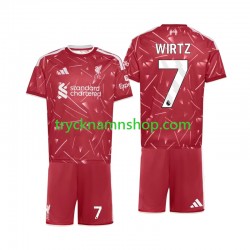 Liverpool Florian Wirtz 7 2026-2027 Tröja 1:a Matchställ Barn Kortärmad