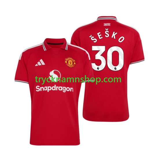 Manchester United Benjamin Sesko 30 2026-2027 Tröja 1:a Matchställ Män Kortärmad