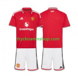 Manchester United 2026-2027 Tröja 1:a Matchställ Barn Kortärmad