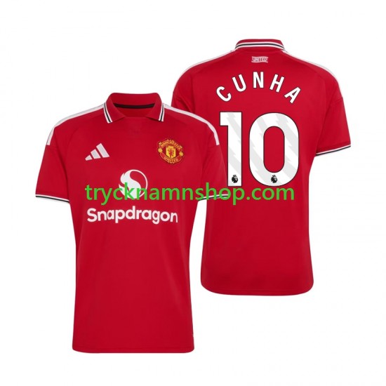 Manchester United Matheus Cunha 10 2026-2027 Tröja 1:a Matchställ Män Kortärmad