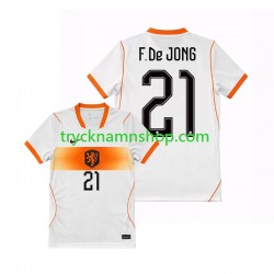 Nederländerna Frenkie de Jong 21 VM 2026 Tröja 2:a Matchställ Män Kortärmad
