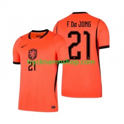 Nederländerna Frenkie de Jong 21 VM 2026 Tröja 1:a Matchställ Män Kortärmad