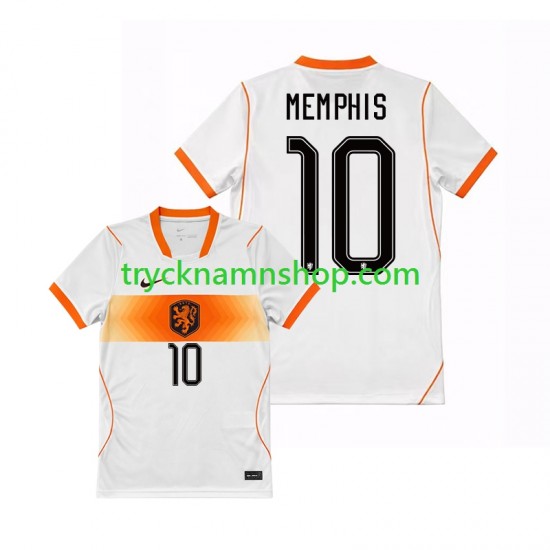 Nederländerna Memphis Depay 10 VM 2026 Tröja 2:a Matchställ Män Kortärmad