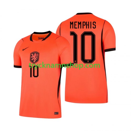 Nederländerna Memphis Depay 10 VM 2026 Tröja 1:a Matchställ Män Kortärmad