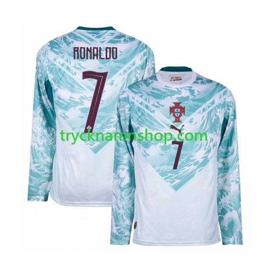 Portugal Cristiano Ronaldo 7 VM 2026 Tröja 2:a Matchställ Män Långärmad