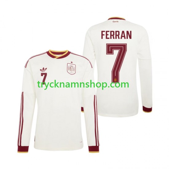 Spanien Ferran Torres 7 VM 2026 Tröja 2:a Matchställ Män Långärmad