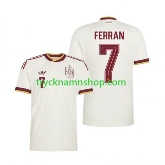 Spanien Ferran Torres 7 VM 2026 Tröja 2:a Matchställ Män Kortärmad