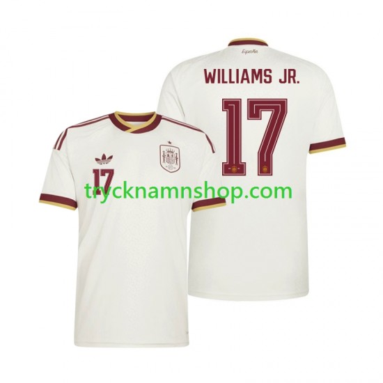 Spanien Nico Williams 17 VM 2026 Tröja 2:a Matchställ Män Kortärmad