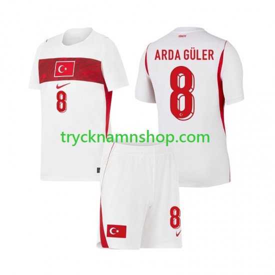 Turkiet Arda Guler 8 VM 2026 Tröja 2:a Matchställ Barn Kortärmad