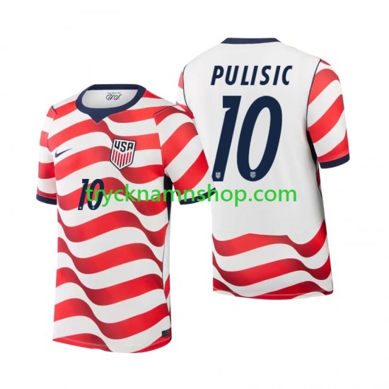 USA Christian Pulisic 10 VM 2026 Tröja 1:a Matchställ Män Kortärmad