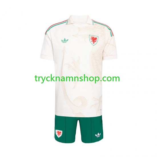 Wales VM 2026 Tröja 2:a Matchställ Barn Kortärmad