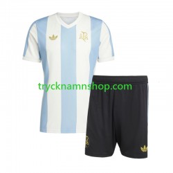 Argentina 50 Anniversary Tröja 1:a Matchställ Barn Kortärmad