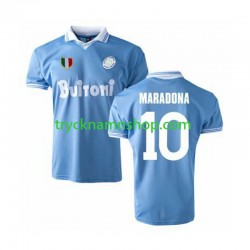 SSC Napoli MARADONA 10 1986 Tröja Retro 1:a Matchställ Män Kortärmad