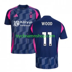 Nottingham Forest Chris Wood 11 2024-2025 Tröja 2:a Matchställ Män Kortärmad