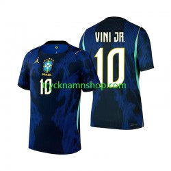 Brasilien Vinicius Junior 10 VM 2026 Tröja 2:a Matchställ Män Kortärmad