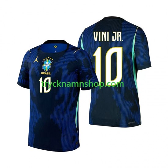 Brasilien Vinicius Junior 10 VM 2026 Tröja 2:a Matchställ Män Kortärmad