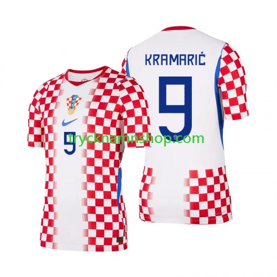 Kroatien Andrej Kramaric 9 VM 2026 Tröja 1:a Matchställ Män Kortärmad