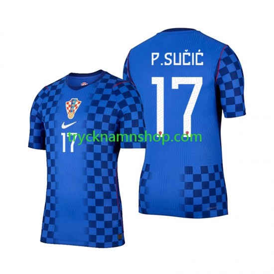 Kroatien Petar Sucic 17 VM 2026 Tröja 2:a Matchställ Män Kortärmad