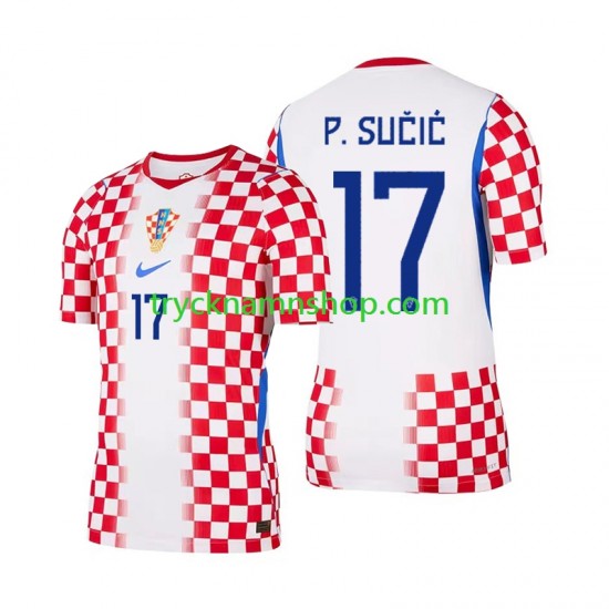 Kroatien Petar Sucic 17 VM 2026 Tröja 1:a Matchställ Män Kortärmad