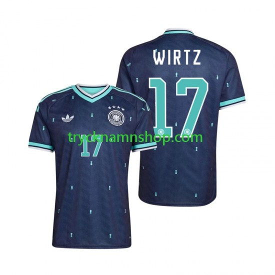Tyskland Florian Wirtz 17 VM 2026 Tröja 2:a Matchställ Män Kortärmad