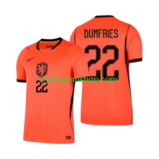 Nederländerna Denzel Dumfries 22 VM 2026 Tröja 1:a Matchställ Män Kortärmad