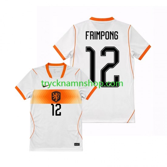 Nederländerna Jeremie Frimpong 12 VM 2026 Tröja 2:a Matchställ Män Kortärmad