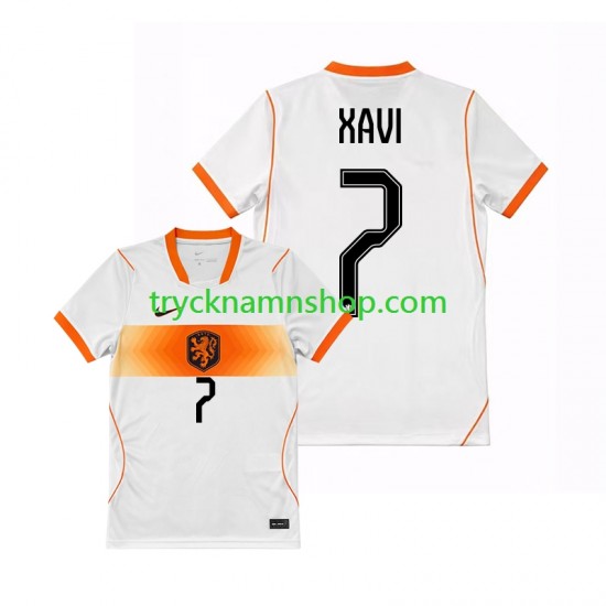Nederländerna Xavi Simons 7 VM 2026 Tröja 2:a Matchställ Män Kortärmad