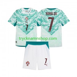 Portugal Cristiano Ronaldo 7 2026 2027 Tröja 2:a Matchställ Barn Kortärmad