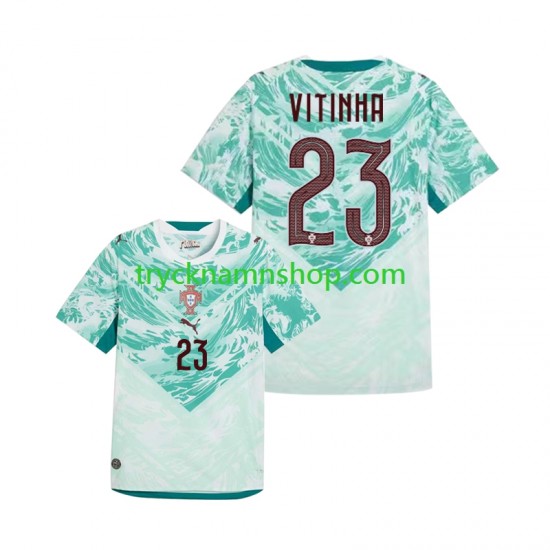 Portugal Vitinha 23 VM 2026 Tröja 2:a Matchställ Män Kortärmad