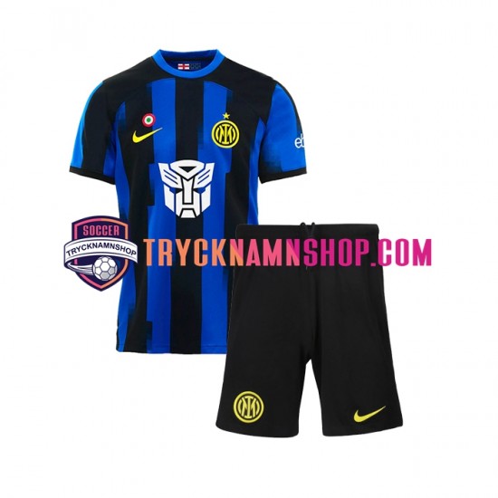 Inter Milan Transformers 2023-2024 Tröja 1:a Matchställ Barn Kortärmad