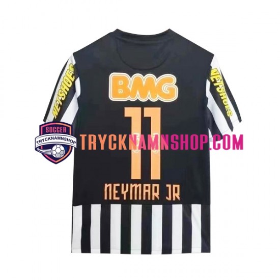 Santos Neymar JR 11 2011-2012 Tröja Retro 2:a Matchställ Män Kortärmad