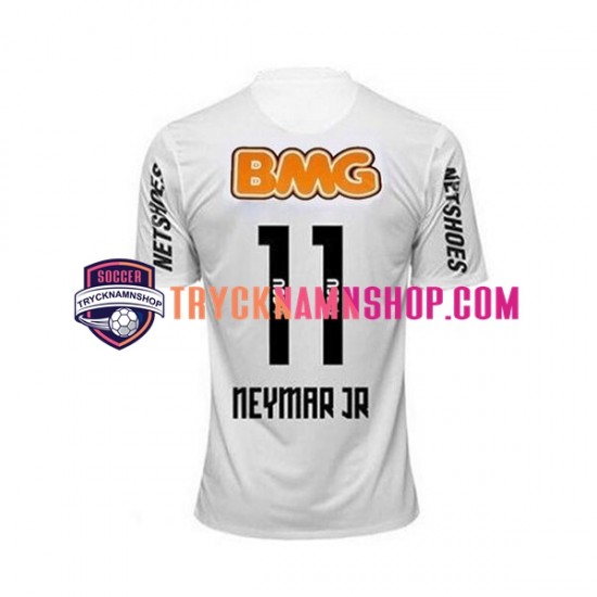 Santos Neymar JR 11 2011-2012 Tröja Retro 1:a Matchställ Män Kortärmad